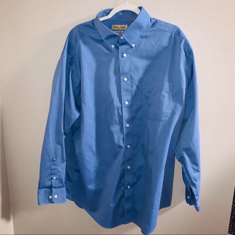 Roundtree and Yorke Gold Label 2XB LS Blue - M2